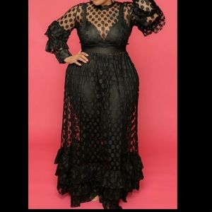 Sexy Black Maxi Dress